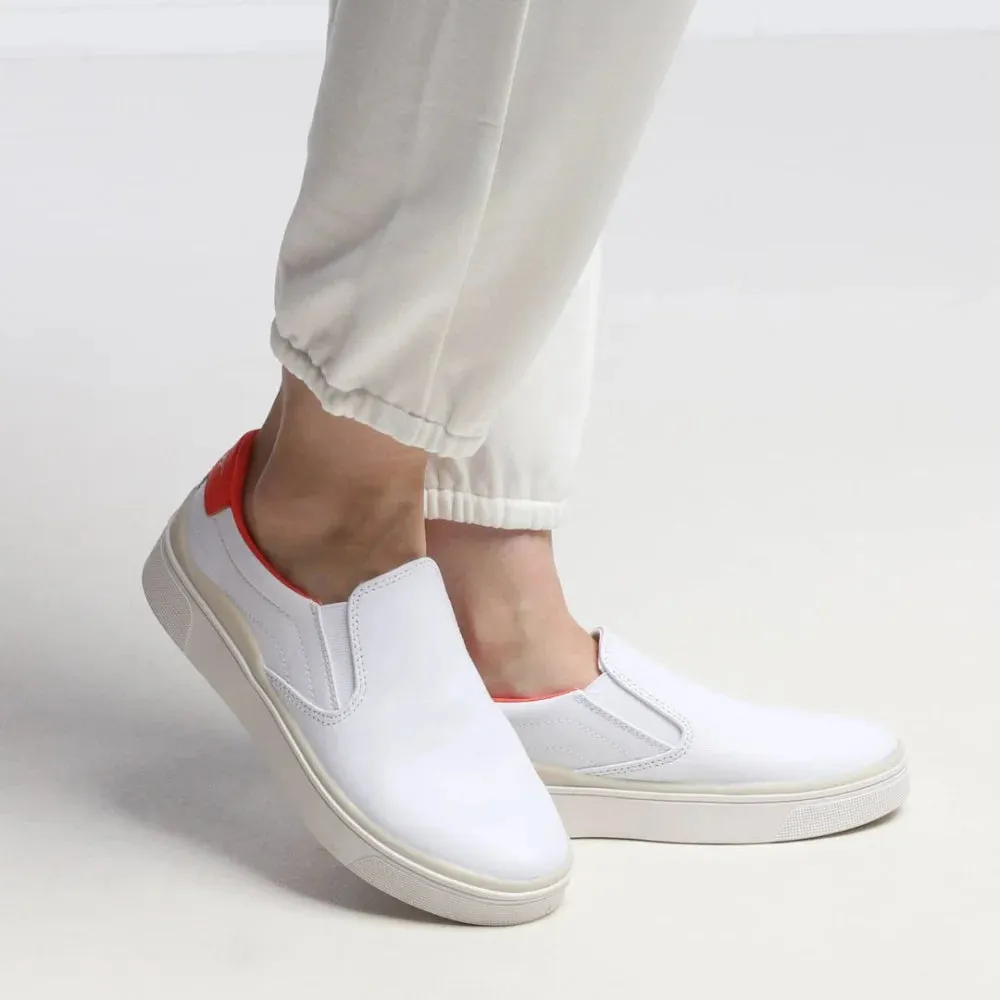 Tommy Hilfiger Elevated Slip on Sneaker - WHTORG