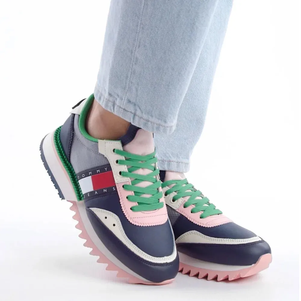 Tommy Hilfiger Jeans Cleated Sneakers Women EN0EN02130-NVYGRY