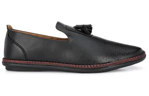 Toro Blu Leather Loafers