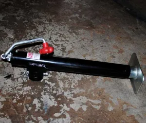 Trailer Frame Tongue Jack Tall, Weld-on Swivel/Removable