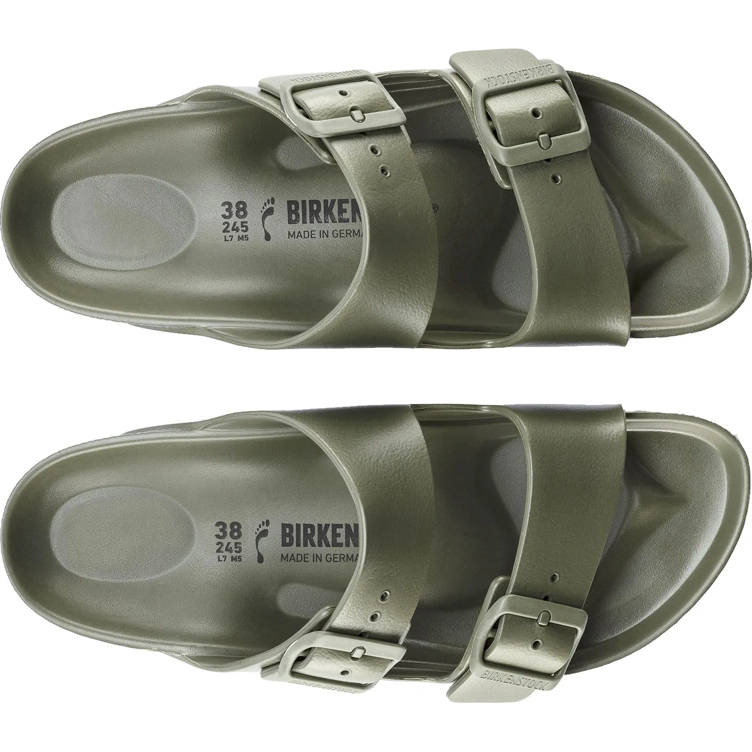 Unisex Birkenstock Arizona Essentials Khaki EVA Synthetic