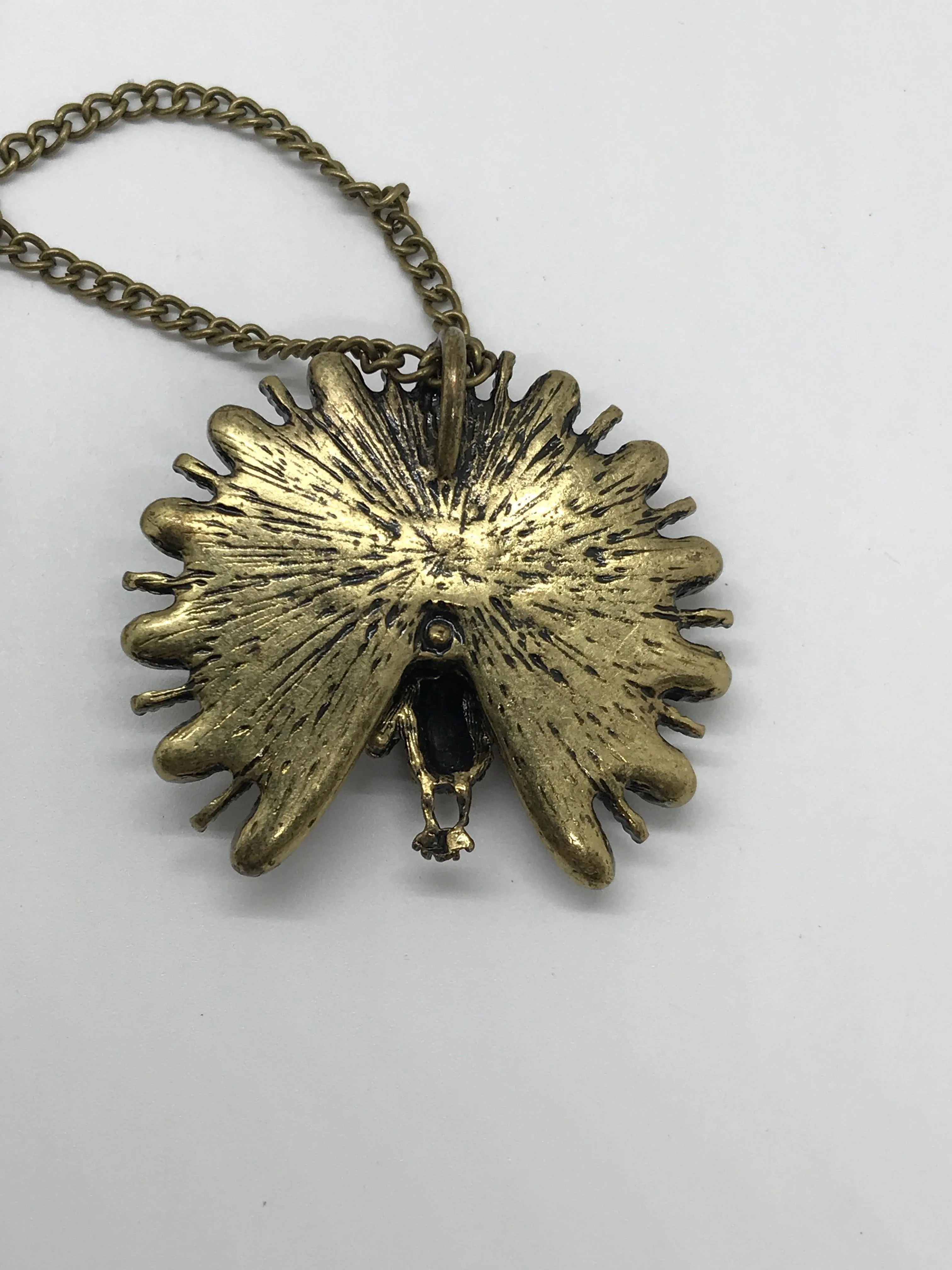 Vintage Detailed Peacock Pendant