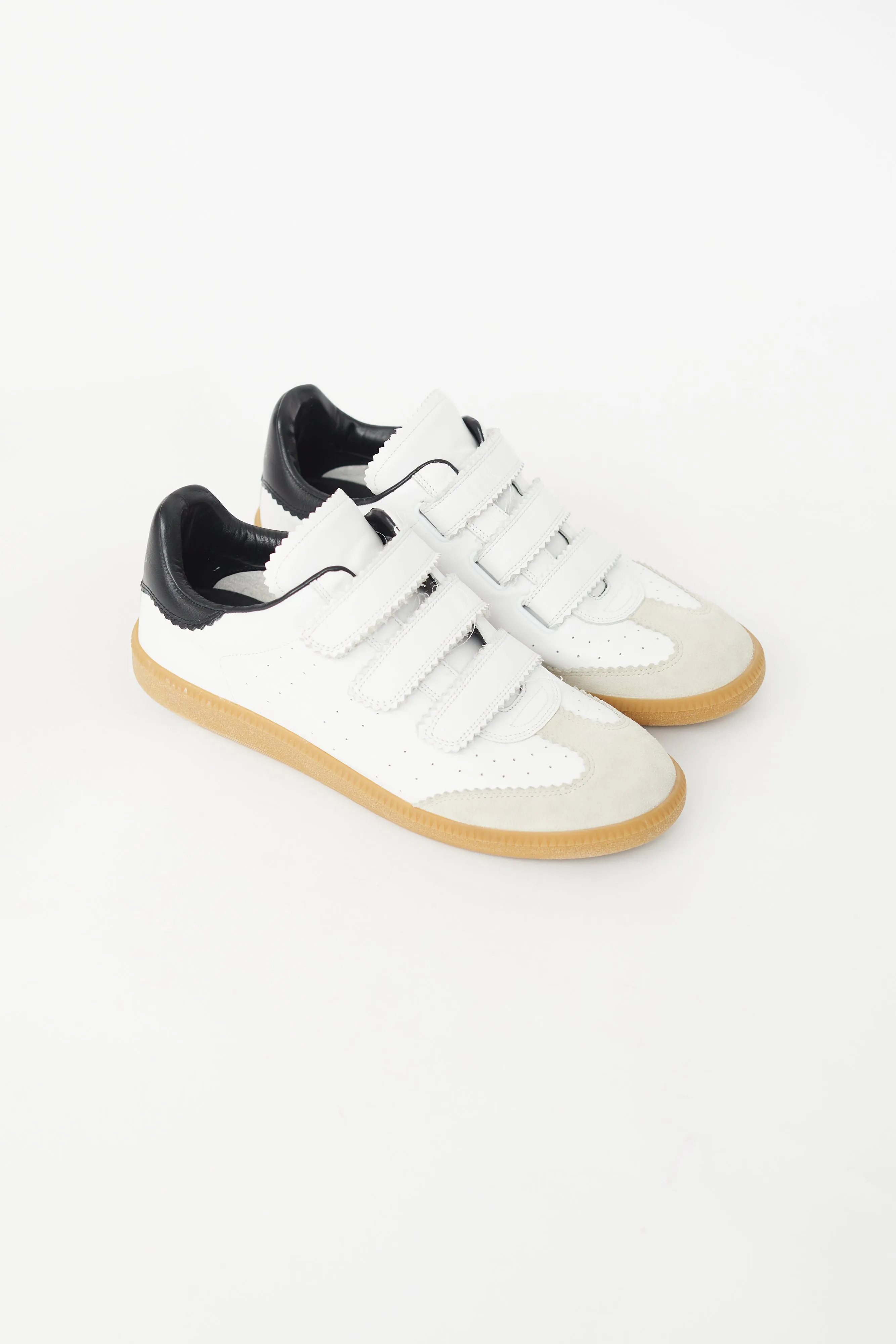 White Leather Bethy Sneaker