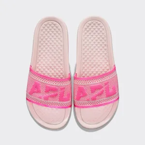 Women's Big Logo TechLoom Slide Bleached Pink / Fusion Pink