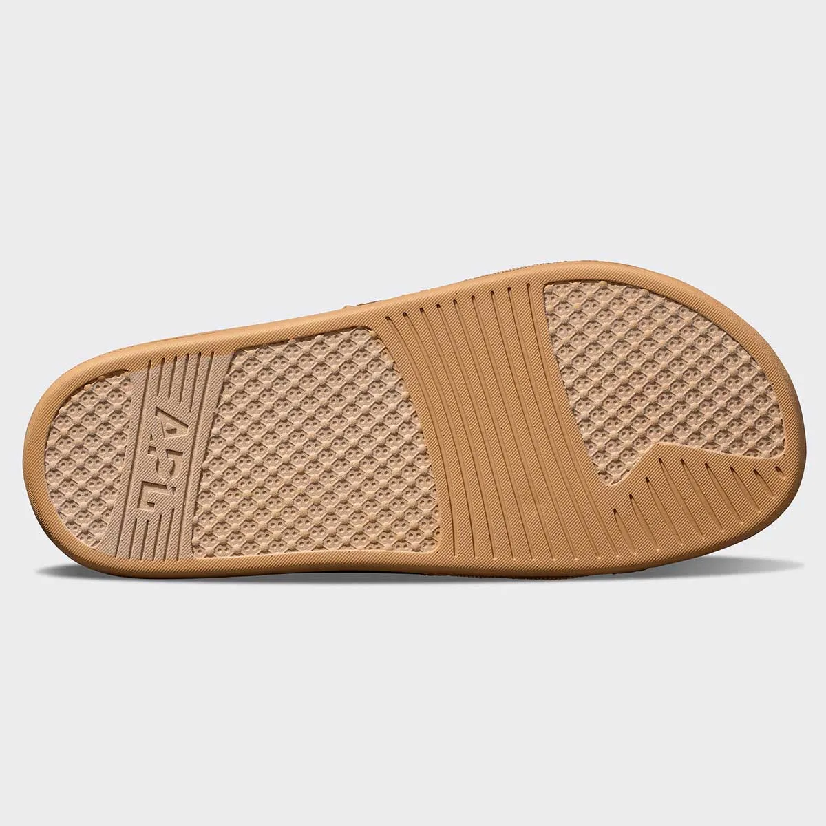 Women's Big Logo TechLoom Slide Tan / Pristine / Chocolate