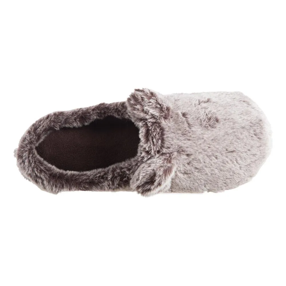 Women’s Faux Fur Fey Novelty Hoodback Slippers