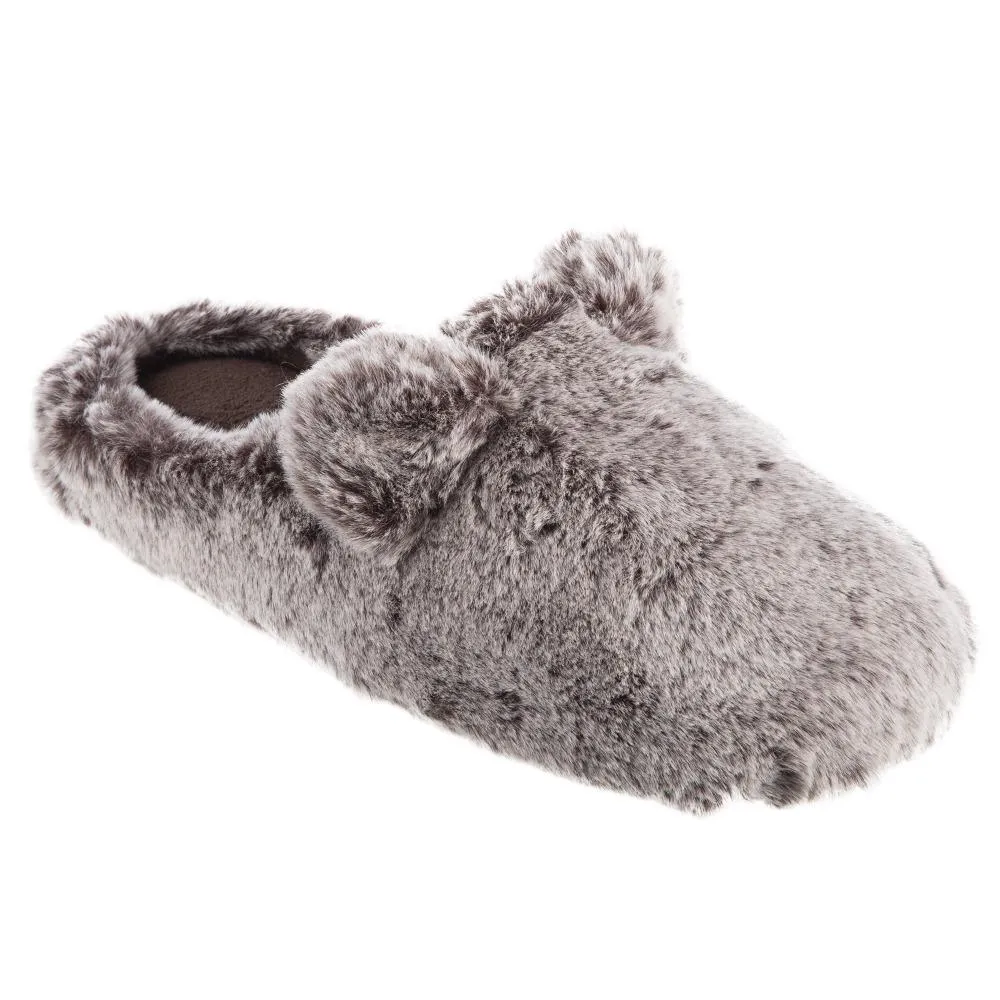 Women’s Faux Fur Fey Novelty Hoodback Slippers