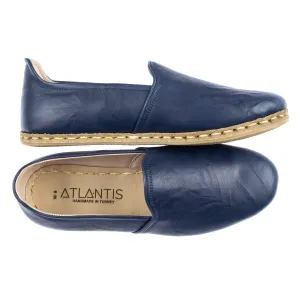 Women's Navy Slip On Shoes